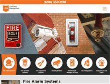 Tablet Screenshot of lifesafetymanagement.com